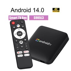 Smart TV Box H96 MAX S905L3 Android 14.0 4K BT Google Voice Media Player