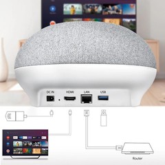 MECOOL KA1 Smart TV Speaker Android 11 TV Box with Remote Control, Amlogic S905