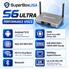 2025 SUPERBOX S6 ULTRA – #1 USA AUTHORIZED DISTRIBUTOR + FREE EXPEDITED SHIPPING