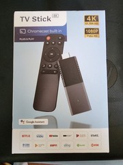 Smart TV Stick 4K UHD Chromecast Built in Android TV Google Assistant Remote