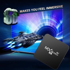 MXQ Pro 4K Ultra HD Wifi Android 14 Quad Core 4GB+32GB Smart TV Box Media Player