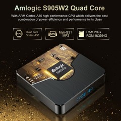 X98 Plus 11.0 Box Amlogic S905W2 UHD 4K Media Player 2.4G/ UZTV