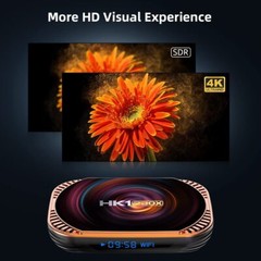 Android 11.0 TV Box 4GB RAM 128GB ROM TV Box HK1 Box X4 Amlogic S905 X4 wifi BT