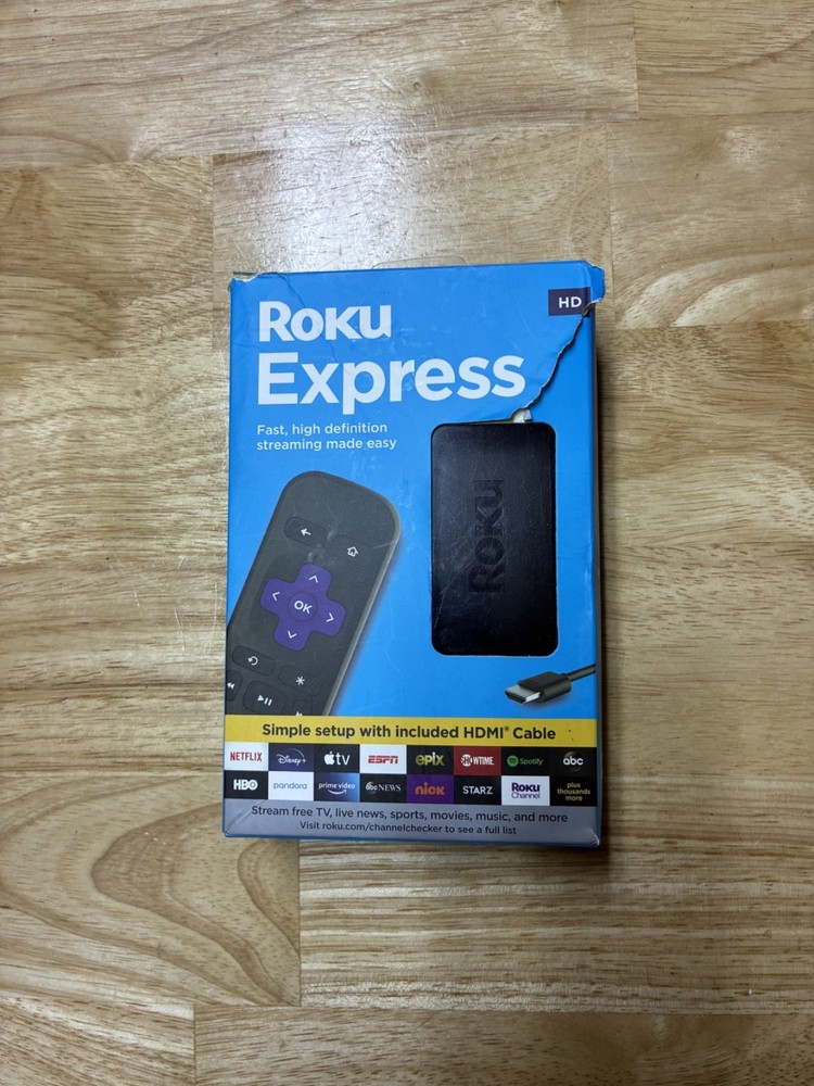 Roku Express HD Streaming Media Player – Black