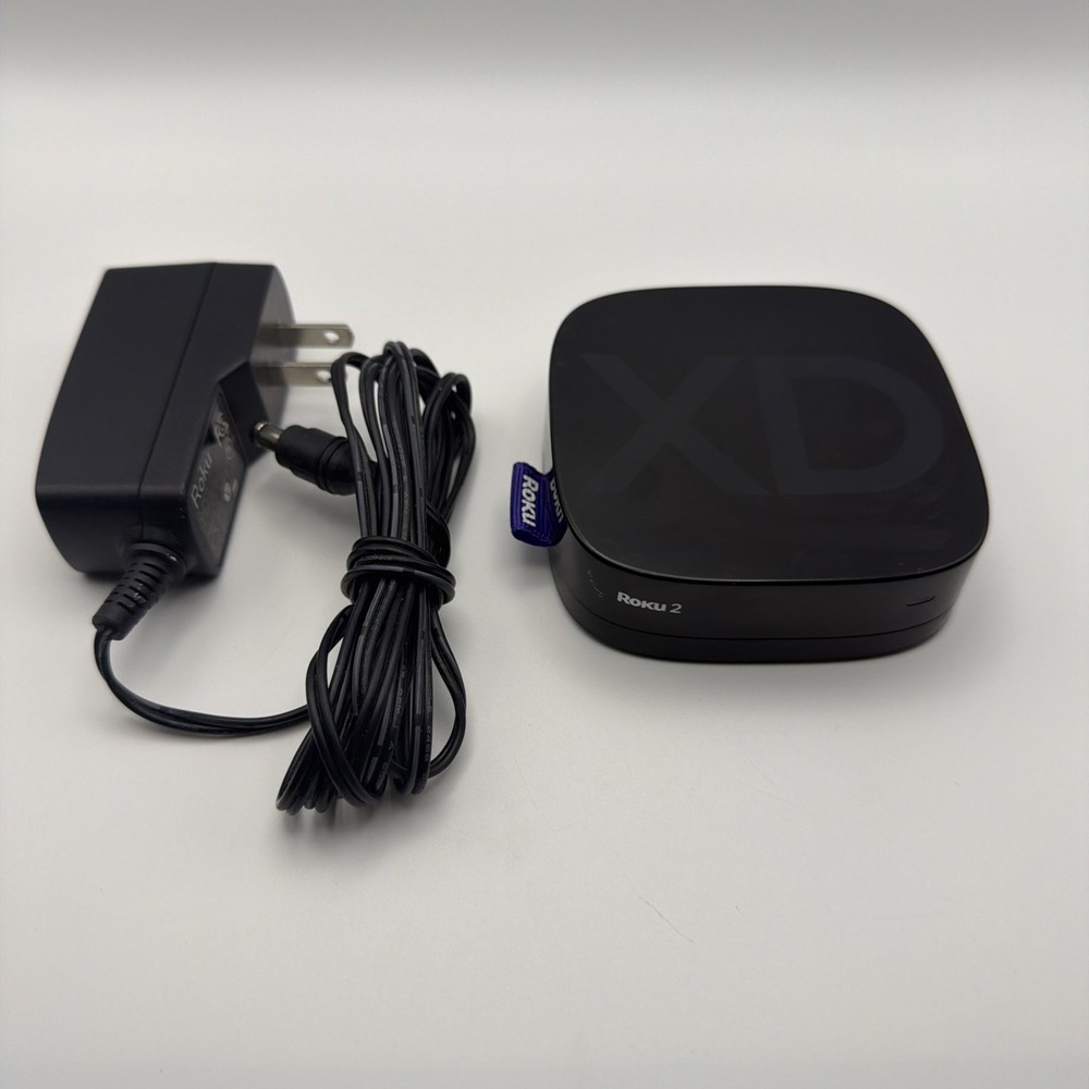 Roku 2 XD (2nd Gen) Media Streamer 3050X w Power Adapter (NO REMOTE); Works!