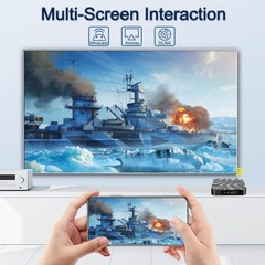 Android TV Box 12.0 – 4GB RAM 64GB ROM – 6K Ultra HD – Dual WiFi & Bluetooth 4.0