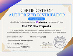 Vseebox V6 Plus Tv Box With Smart Backlit Bluetooth Remote Control Split Screen