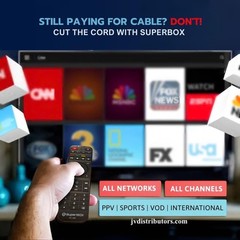 Easy-To-Use SuperBox S7 PRO Android TV Box AUTHORIZED with FREE SET-UP and Ship