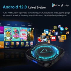 Smart TV Box Android 12 Allwinner Quad Core Cortex