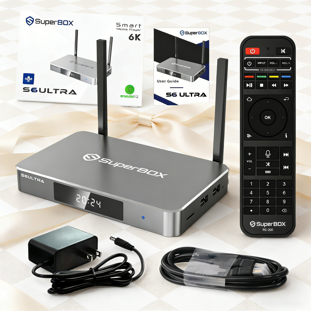 SuperBox S6 Ultra – The Ultimate Streaming Device Same Day Shipping AUTO UPDATED