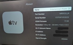 Apple TV A1625 4th GEN MR912LL/A 32GB HD Streamer/ Tested & Updated, Works Great