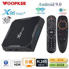 X96 Max Plus Smart TV Box 1000M Android 9.0 Amlogic S905x3 8K Media Player 4GB R