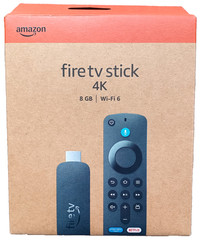 AMAZON FIRE TV STICK 8 GB 4K WI-FI 6 2nd Generation (NEW/SEALED)