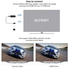 M4 Plus Wireless WiFi Display Dongle Receiver Airplay Miracast DLNA 1080P HDMI T