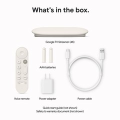 Google TV Streamer 4K Fast Streaming Entertainment on Your TV with Voice Search