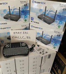 SuperBOX S7 PRO Plug Play + Backlit Keyboard – 6K UHD Android 12 – Limited Stock