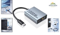 Ethernet Adapter for 4K Streaming, Compatible with Fire TV Stick and Chromecast