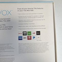 TiVo Mini VOX 4K HD Digital Media Streamer w/ Voice Remote HDMI Black