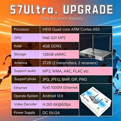 SuperBox S7 Ultra Android TV Box Upgraded Super Box S6 Streaming Media Player 6K