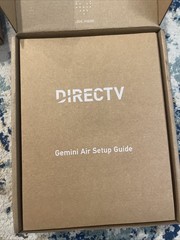 DIRECTV Gemini Air Streaming Device 4K Model P21KW-500 Wth AC Adapter and Remote