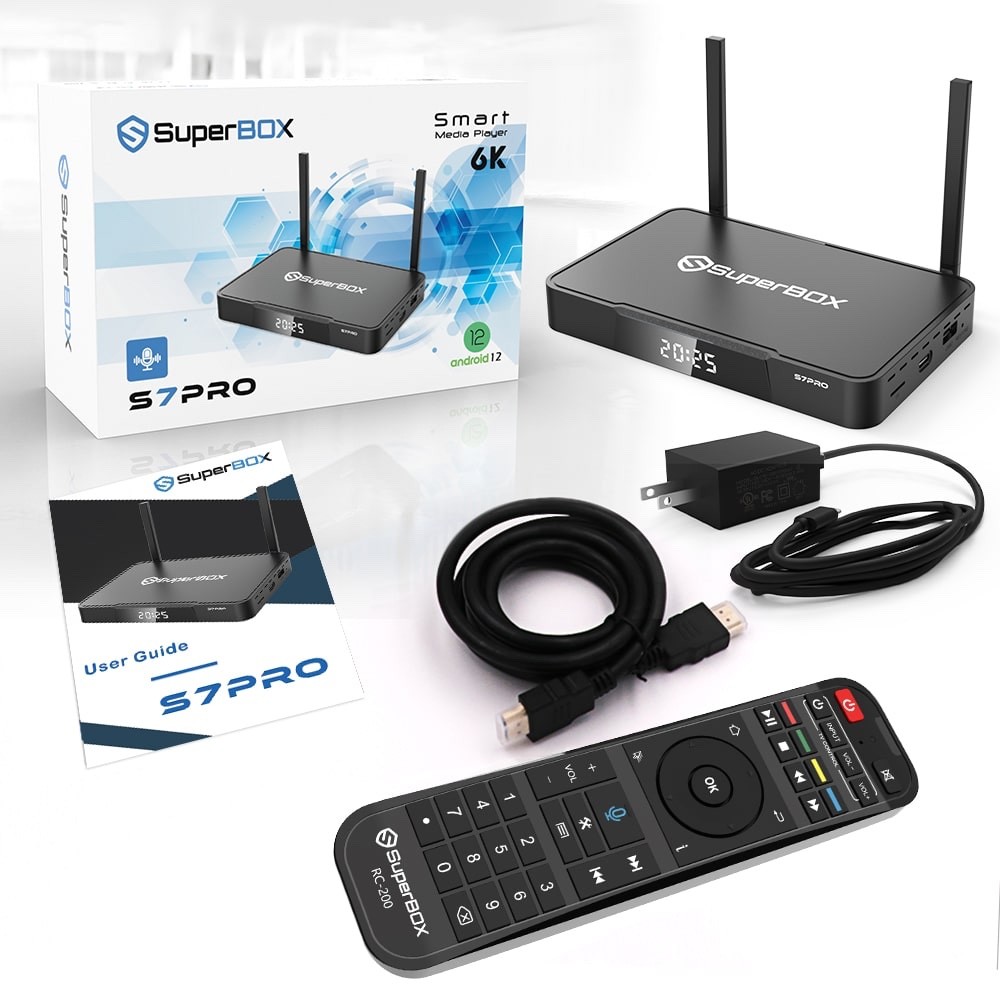 NEW 2026 SUPERBOX S7 PRO – 1 YEAR MANUFACTURE WARRANTY