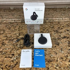 Google Chromecast 3rd Generation GA00439-US Streaming Media Player, READ!!!!