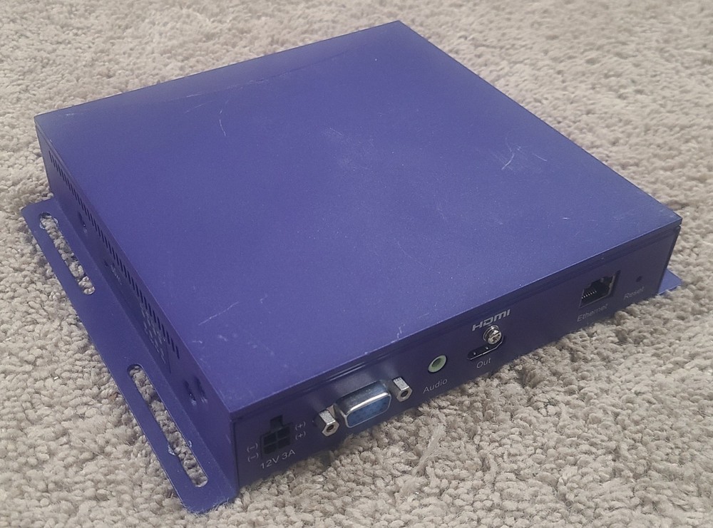 BrightSign XDModel XD1030 Player GPIO Tested, Works, Read Description, No Plug