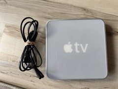 Apple TV 1st Gen A1218 Silver Media Streamer HDMI Component Tested – No Remote