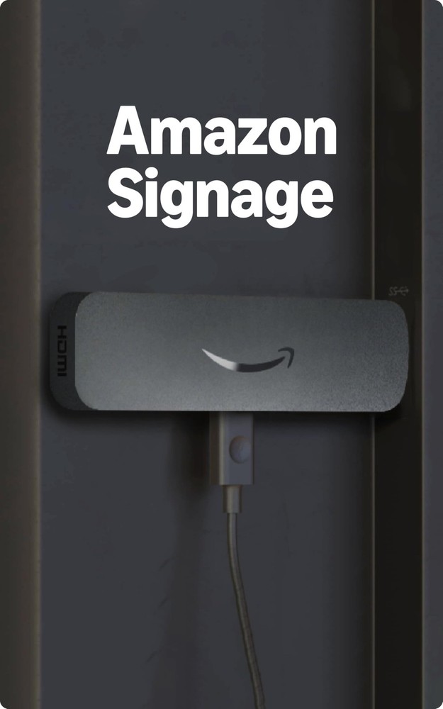 Retailer Signage Stick Professional Digital Signage 4K Media Player Designed For