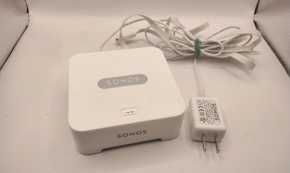 Sonos Connect Bridge N1594 & Genuine AC Adapter And Ethernet Wire Tested