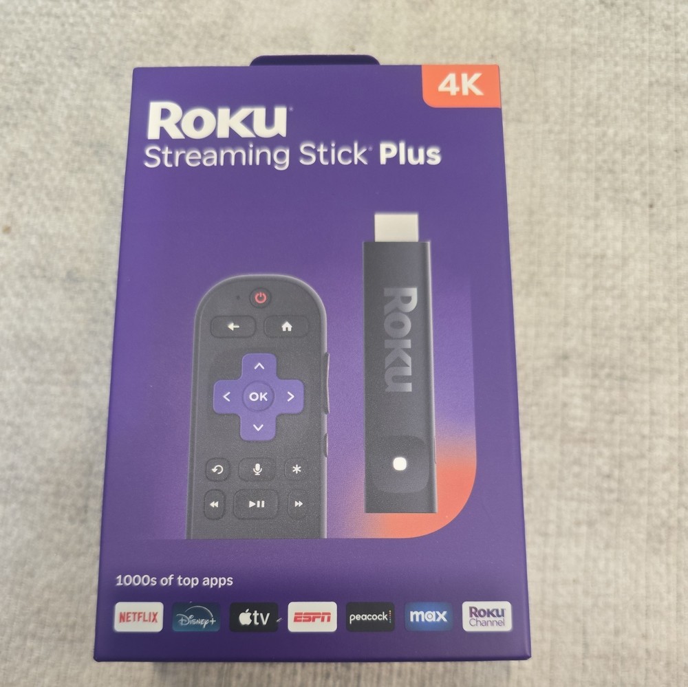 *Roku Streaming Stick Plus 4K & HDR Streaming Device for TV w/ Voice Remote New*