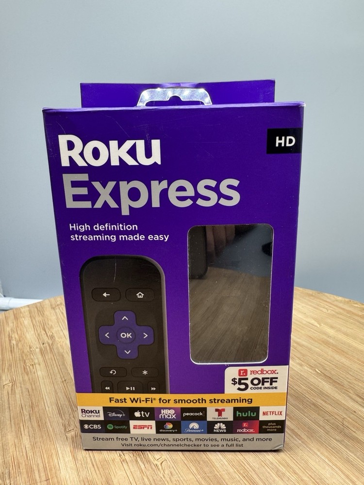 Roku Express HD Streaming Media Player – Black – Open Box