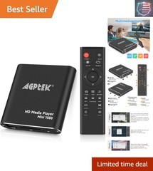HDMI Media Player, Black Mini 1080p Full-HD Ultra HDMI Digital Media Player f…