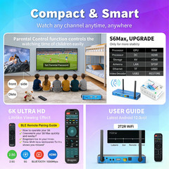 SuperBox S6 Max Android TV Box + Gift bag – Certified Seller – Free USA Shipping