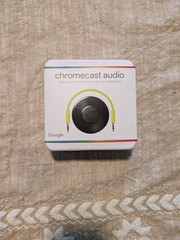 Google Chromecast Audio Media Streamer Wifi Hifi-Audio (RUX-J42) – Black – BNIB