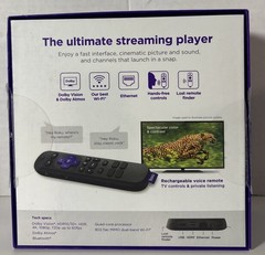 Roku Ultra Ultimate 4K/HDR Streaming Device W/ Rechargeable Roku VoiceRemote Pro