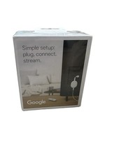 Google Chromecast with Google TV Media Streamer – Snow (GA03131-US) New Sealed