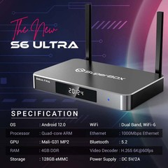 SuperBox S6 Ultra TV BOX Authorized Distributor Ship The Working Day Free Ship