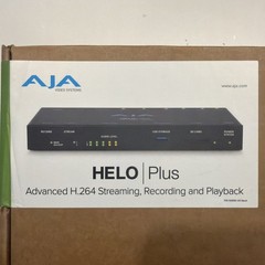 Brand New AJA HELO-PLUS H.264 Streamer Recorder 1080p60 SDI/HDMI Dual Stream