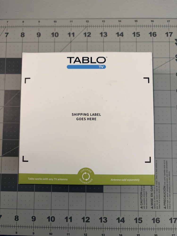 Tablo TV 4th Gen 2-Tuner Over-The-Air DVR (TV TF1282B-R) – New Sealed