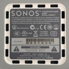 (Price for 1 Unit) Sonos Connect Gen 2 – Model S15, S2 App with Power Cord