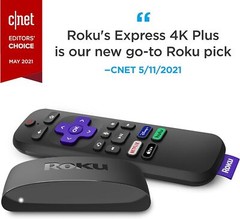 Express 4K+ | 4K/HDR Streaming Device, Voice Remote, Free & Live TV