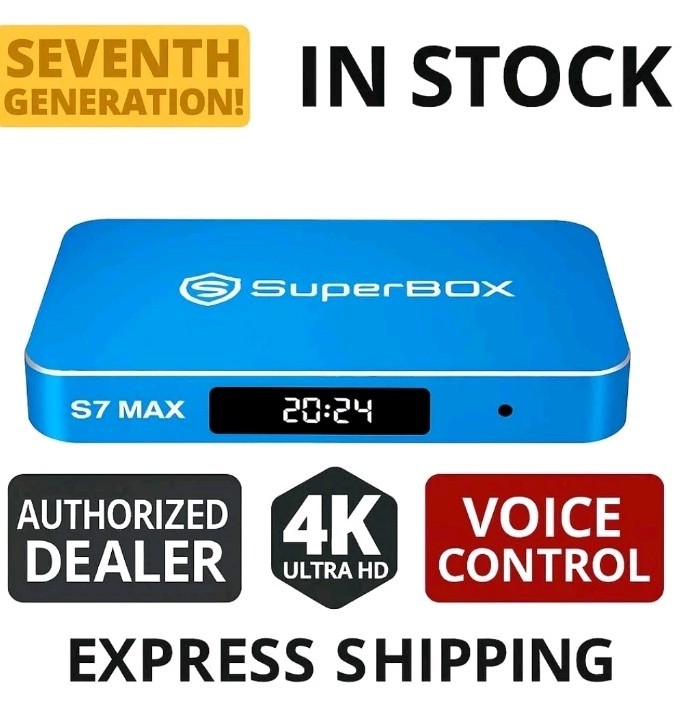 New SUPERBOX S7 MAX – Android Streaming -USA SELLER- Same Day Shipping