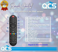 Voice Remote Control EXCLUSIVELY for ALL MaxTV GOLD PRO and XTREME PRO boxes