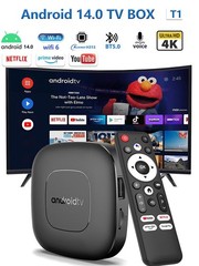 2026 Android 16 Streaming TV Box 8K Voice Control 2GB/16GB Mortal T1 HDR WiFi 6