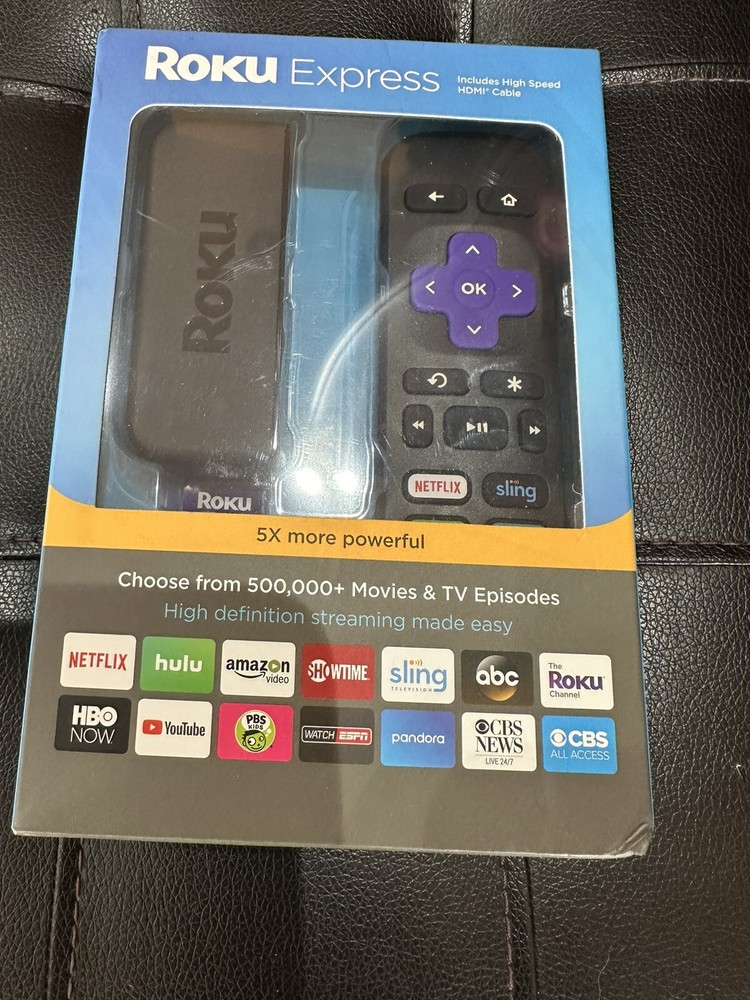 Roku Express 3900 Digital Media Streamer – Black (3900BP)