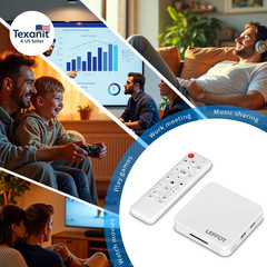 Android 14.0 TV Box 2025, H313 4K Ultra HD Streaming Device for TV with BT 5.4,