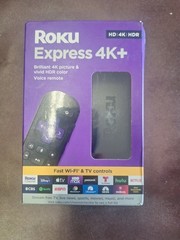 roku express 4k + wifi voice control w remote apple tv disney hbo hulu netflix