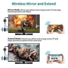 Darlyor 4K Wireless Hdmi Display Dongle Adapter 1080P Wifi Casting Movies Shows