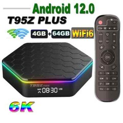 Upgraded 2024 T95Z Plus Smart Android 12 TV Box Quad Core 4K HD Stream Player